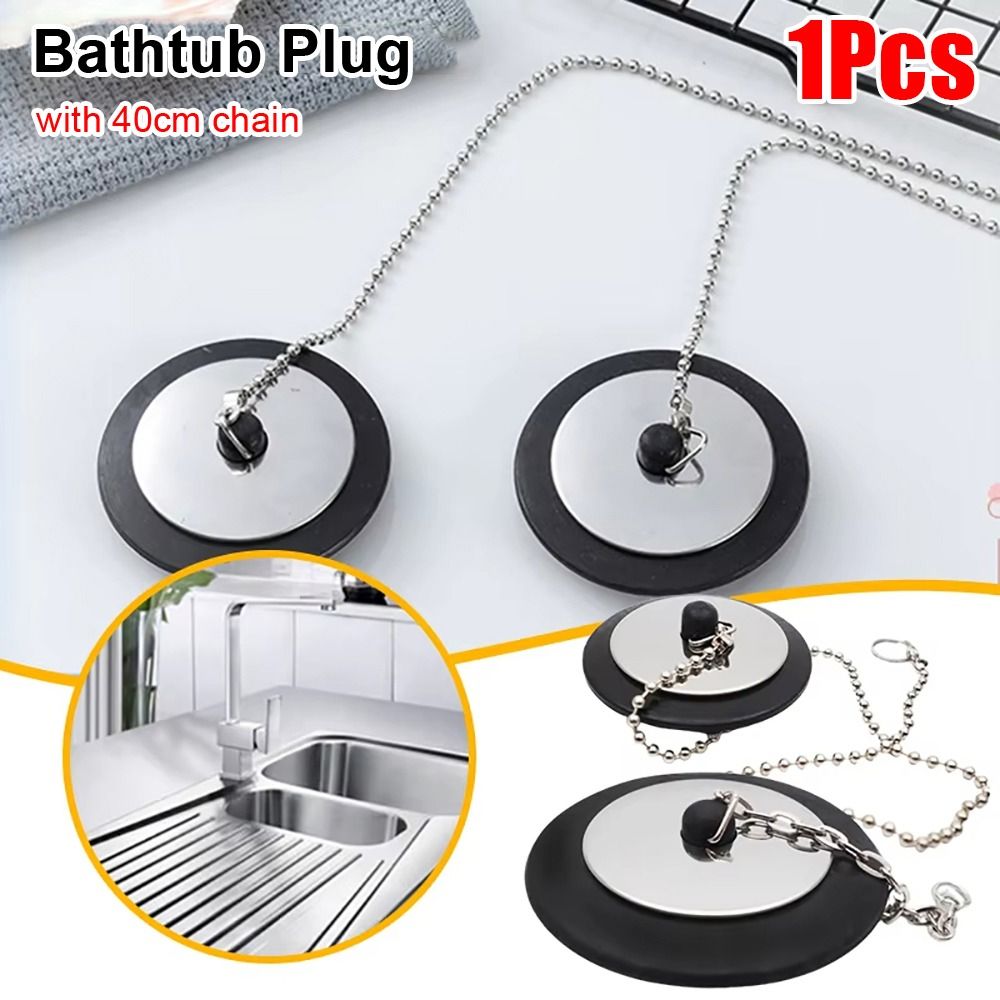 1Pcs Durable Rubber Tub Stoppe - Drain Pipe Clip recensione e prezzo