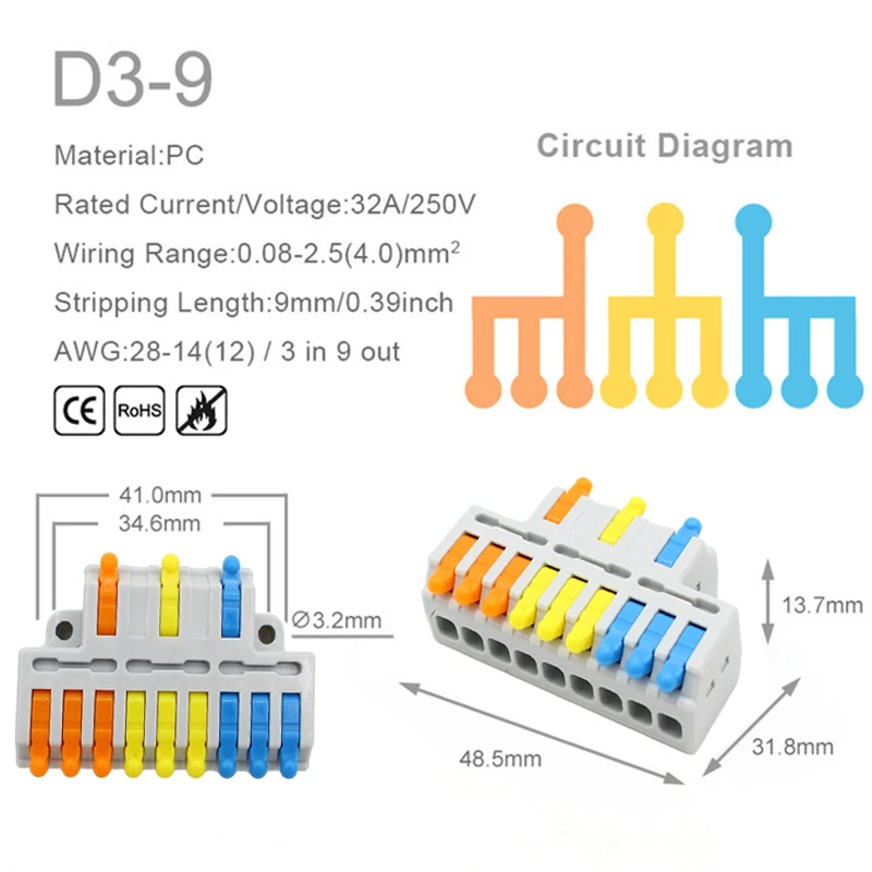 Mini Quick Wire Conductor Conn - Push Fit Connector recensione e prezzo