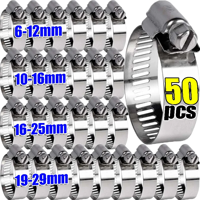 10-50pcs Hose Clips Pipe Clamp - Drain Pipe Clip recensione e prezzo