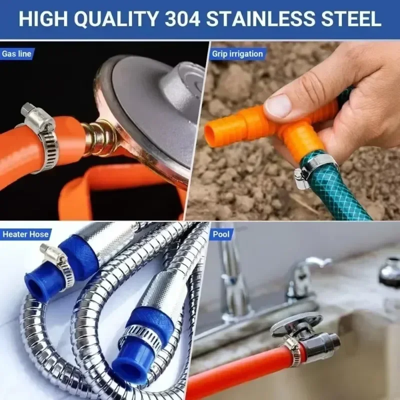 10-50pcs Hose Clips Pipe Clamp - Drain Pipe Clip recensione e prezzo