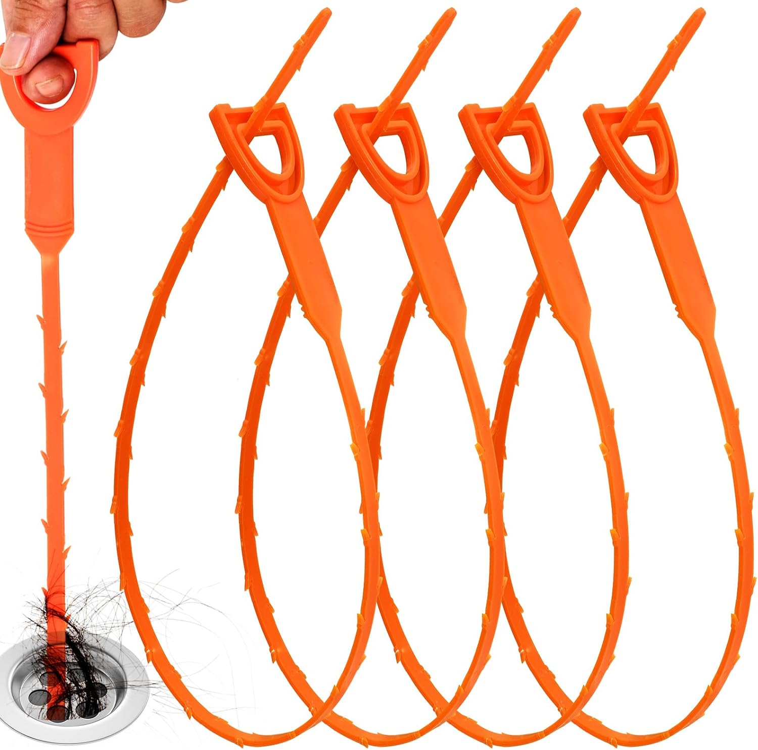 4-Pack 20-Inch Drain Snake, Fl - Drain Snake Flexible recensione e prezzo