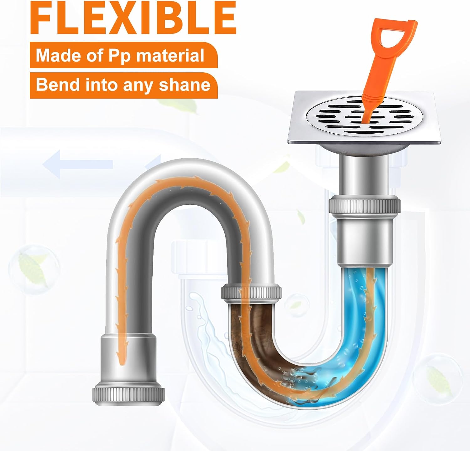 4-Pack 20-Inch Drain Snake, Fl - Drain Snake Flexible recensione e prezzo