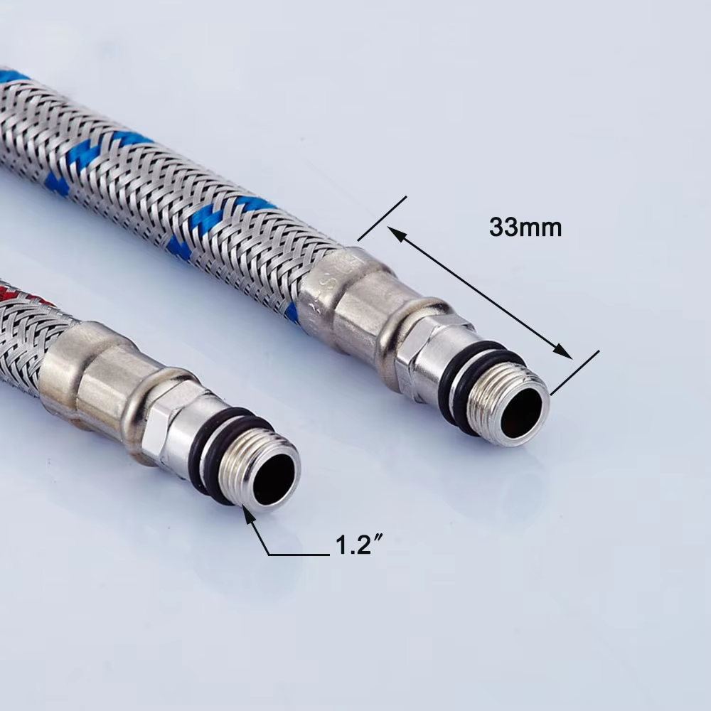 G1/2 G3/8 G9/16 50cm 1 pair St - Flexible Hose Braided recensione e prezzo
