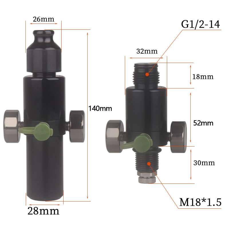 HPA Scuba M18*1.5 Pressure Reg - Float Ball Valve recensione e prezzo