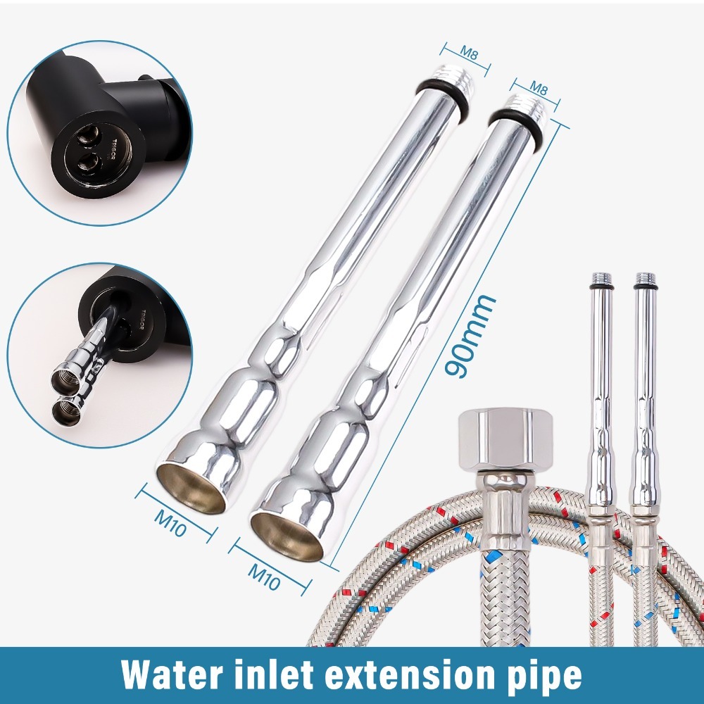 2PCS Flexible Plumbing Pipes G - Flexible Hose Braided recensione e prezzo