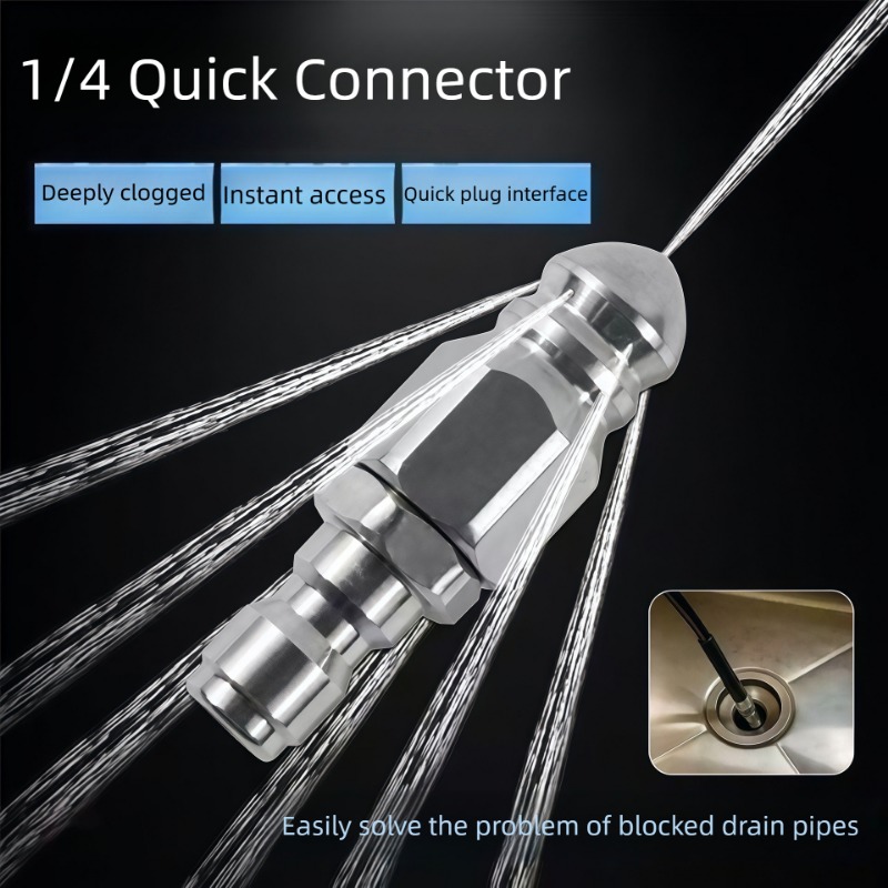 Water Jet High Pressure Spraye - Drain Pipe Clip recensione e prezzo