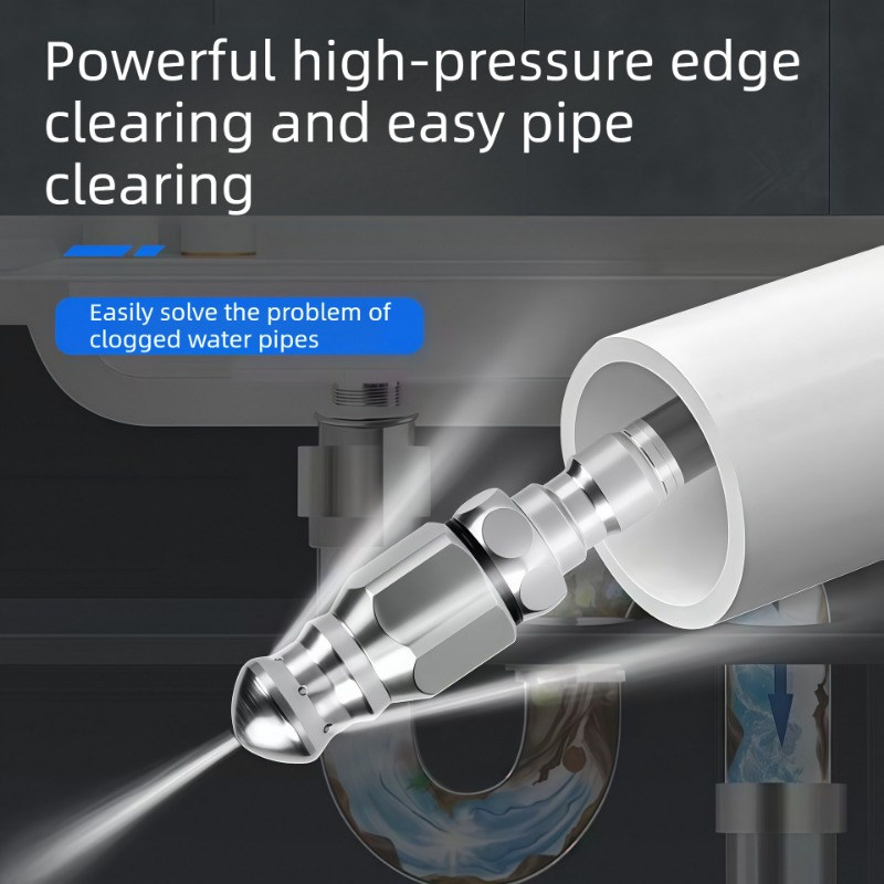 Water Jet High Pressure Spraye - Drain Pipe Clip recensione e prezzo