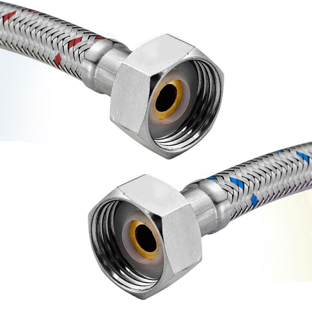 G1/2 G3/8 G9/16 50cm 1 pair St - Flexible Hose Braided recensione e prezzo