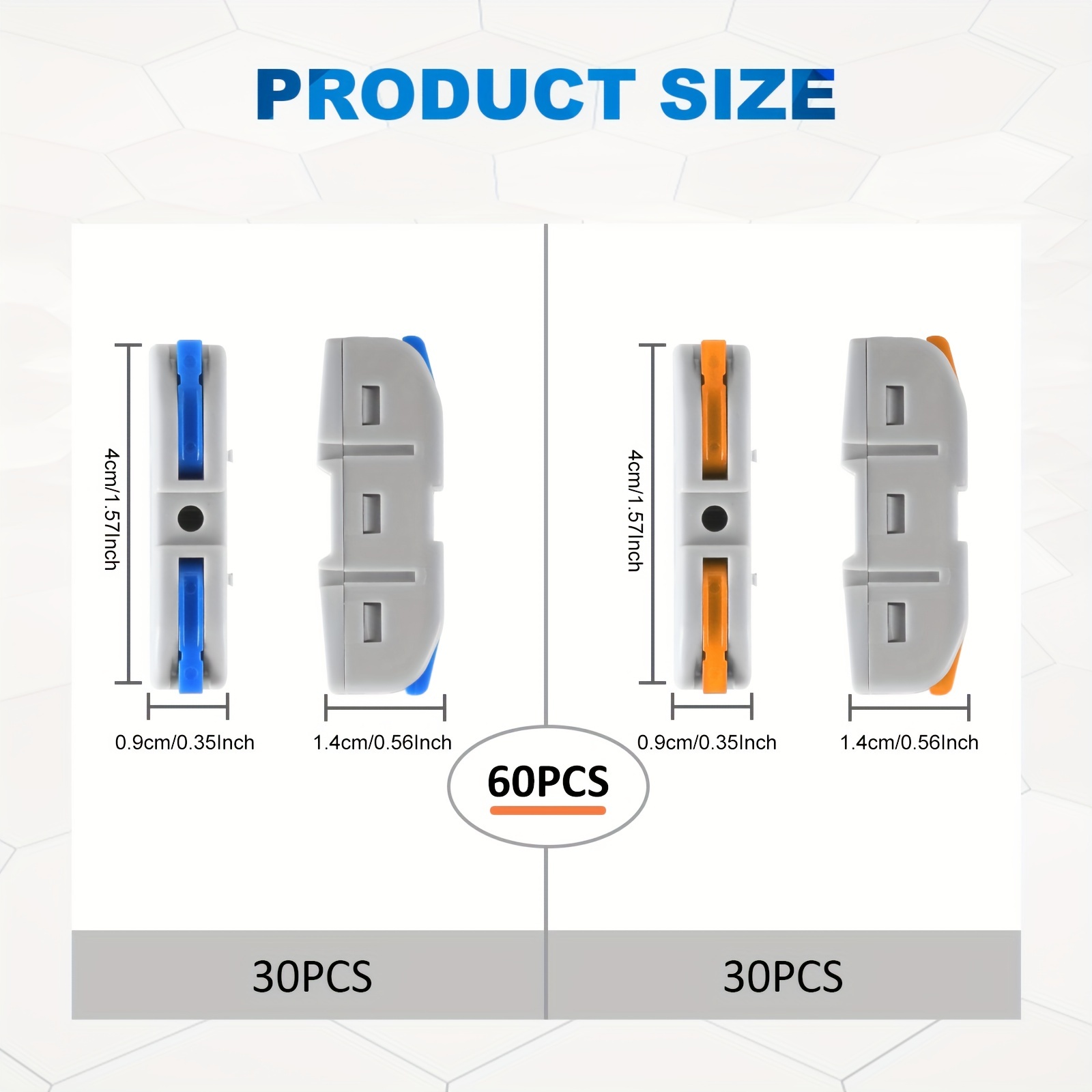 Lever Wire Connectors, 10pcs/6 - Push Fit Connector recensione e prezzo