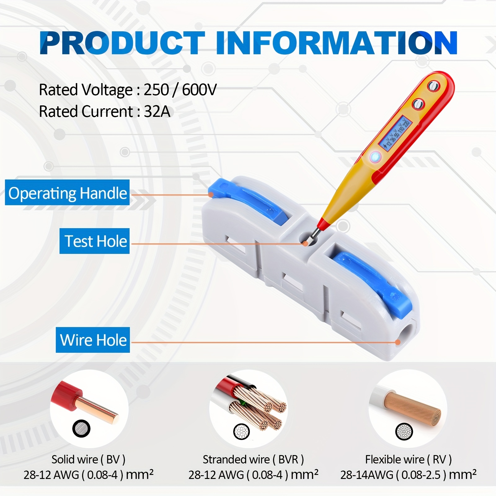 Lever Wire Connectors, 10pcs/6 - Push Fit Connector recensione e prezzo