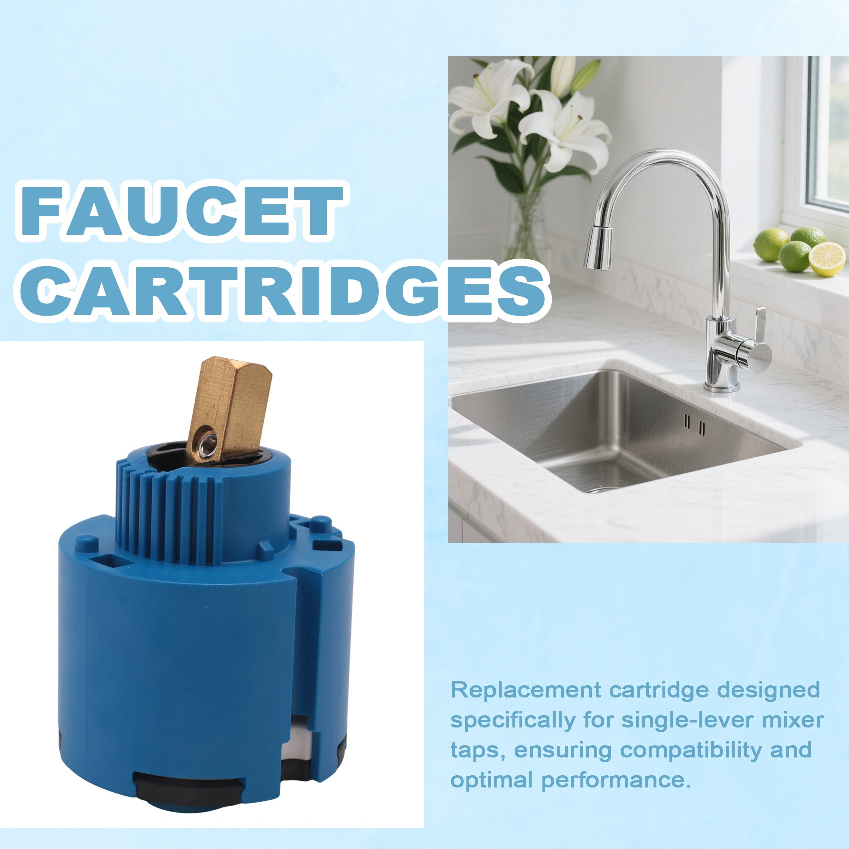 AT43-46048000 Replacement Fauc - Basin Mixer Cartridge recensione e prezzo