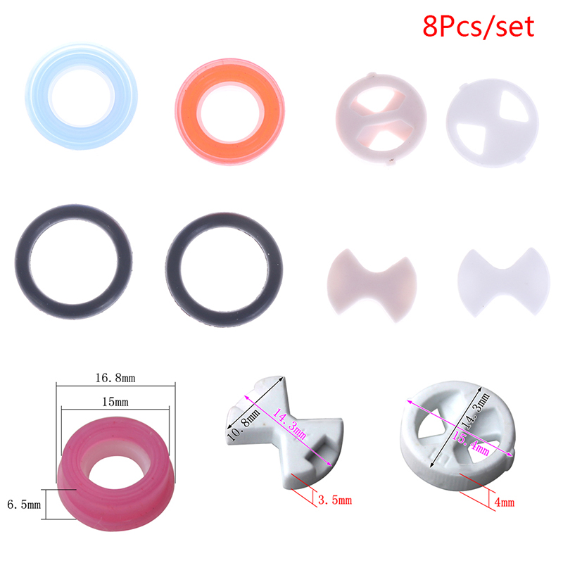 【8Pcs/set Ceramic Disc Silicon - Silicone Tap Washer recensione e prezzo