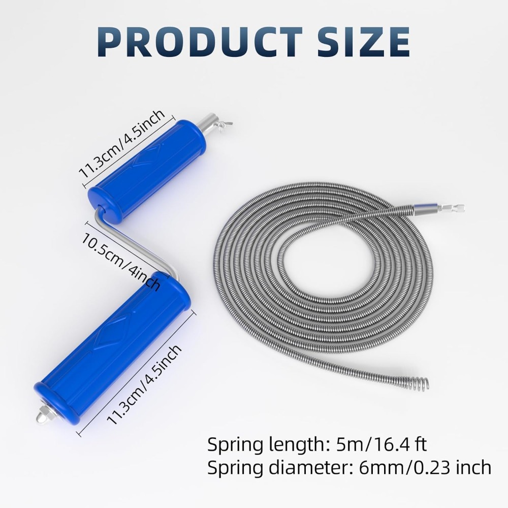 Drain Snake 16.4ft x 6mm Auto  - Drain Snake Flexible recensione e prezzo