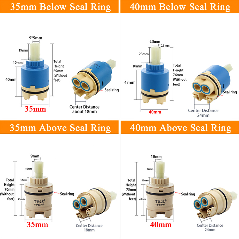 Tap Mixing High spool Valve 35 - Shower Valve Cartridge recensione e prezzo