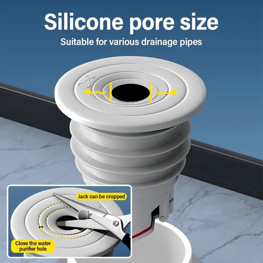 70-75mm Silicone Drains Kitche - Drain Pipe Clip recensione e prezzo