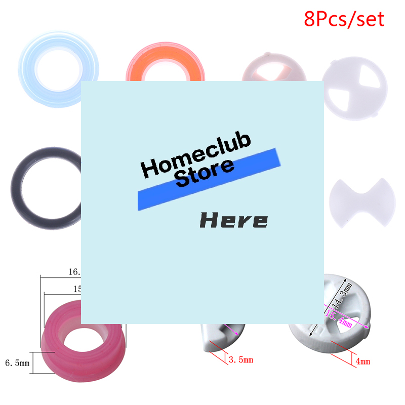 8Pcs/set Ceramic Disc Silicon  - Silicone Tap Washer recensione e prezzo