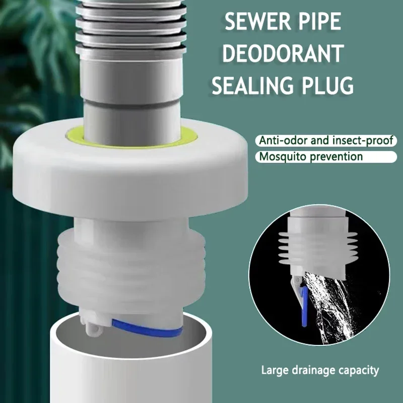 Pipe Drain Sealing Plug Deodor - Drain Pipe Clip recensione e prezzo